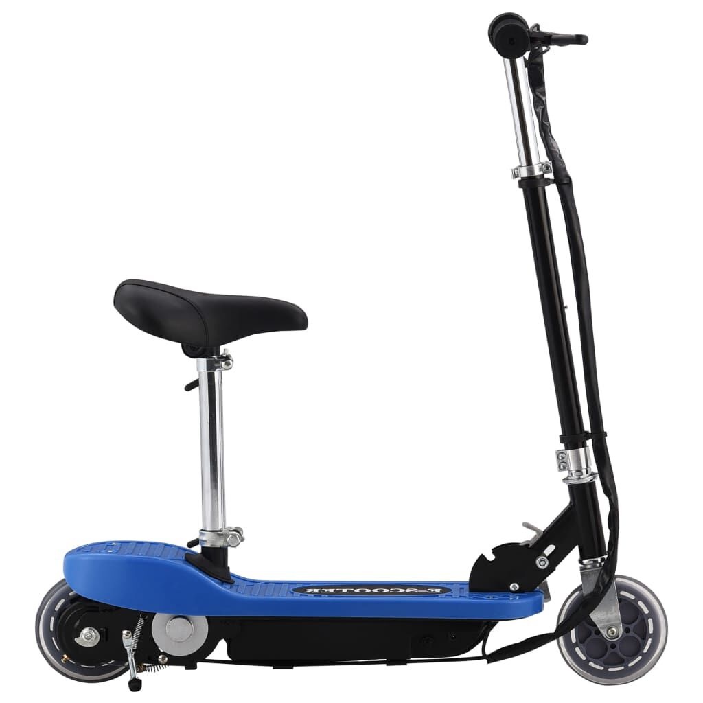 VidaXL Elektrische Step met Zitje Blauw - 120W | 46% Korting!