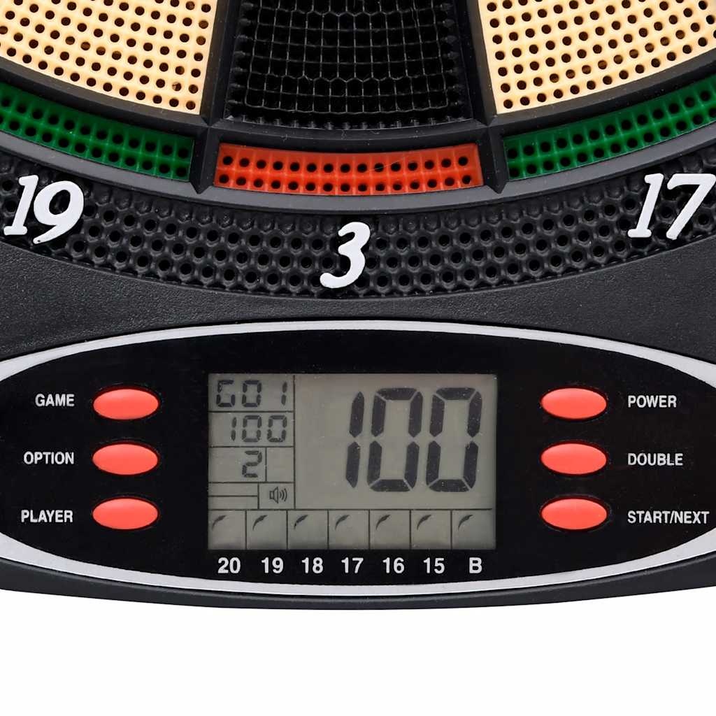 Elektrisch Dartbord VidaXL Zwart | 40% Korting | Geretourneerd