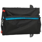 VidaXL Fietstrailer 45kg IJzer Zwart/Blauw - 40% Korting!