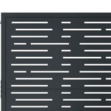 VidaXL Poort 105x130 cm Staal Antraciet - 40% Korting!