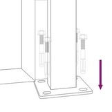 VidaXL Poort 105x130 cm Staal Antraciet - 40% Korting!