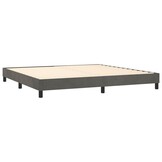 vidaXL Bedframe Fluweel Donkergrijs 200x200 cm - 40% Korting!