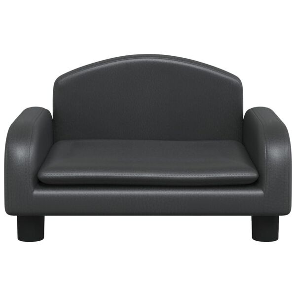 VidaXL Kinderbank Kunstleer Zwart - 40% Korting! - Als Nieuw!