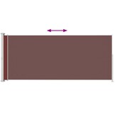 VidaXL Uittrekbaar Tuinscherm 180x500 cm Bruin - Nu 56% Korting!