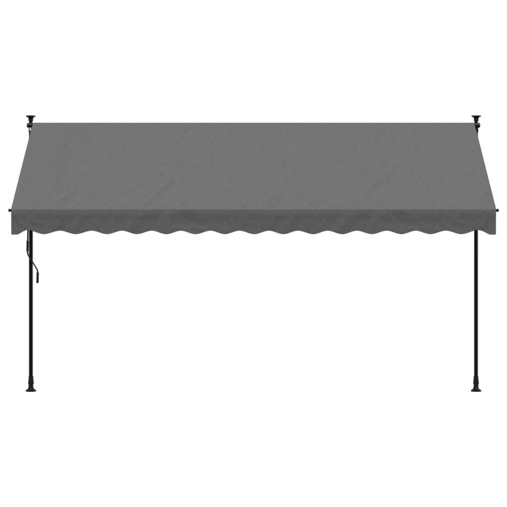 VidaXL Uittrekbare Luifel 350x150cm Antraciet - 51% Korting!