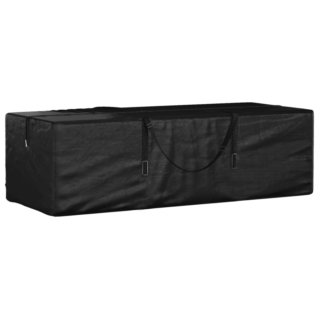 VidaXL Tuinkussen Opbergtas Zwart 135x40x55cm | -40% Korting