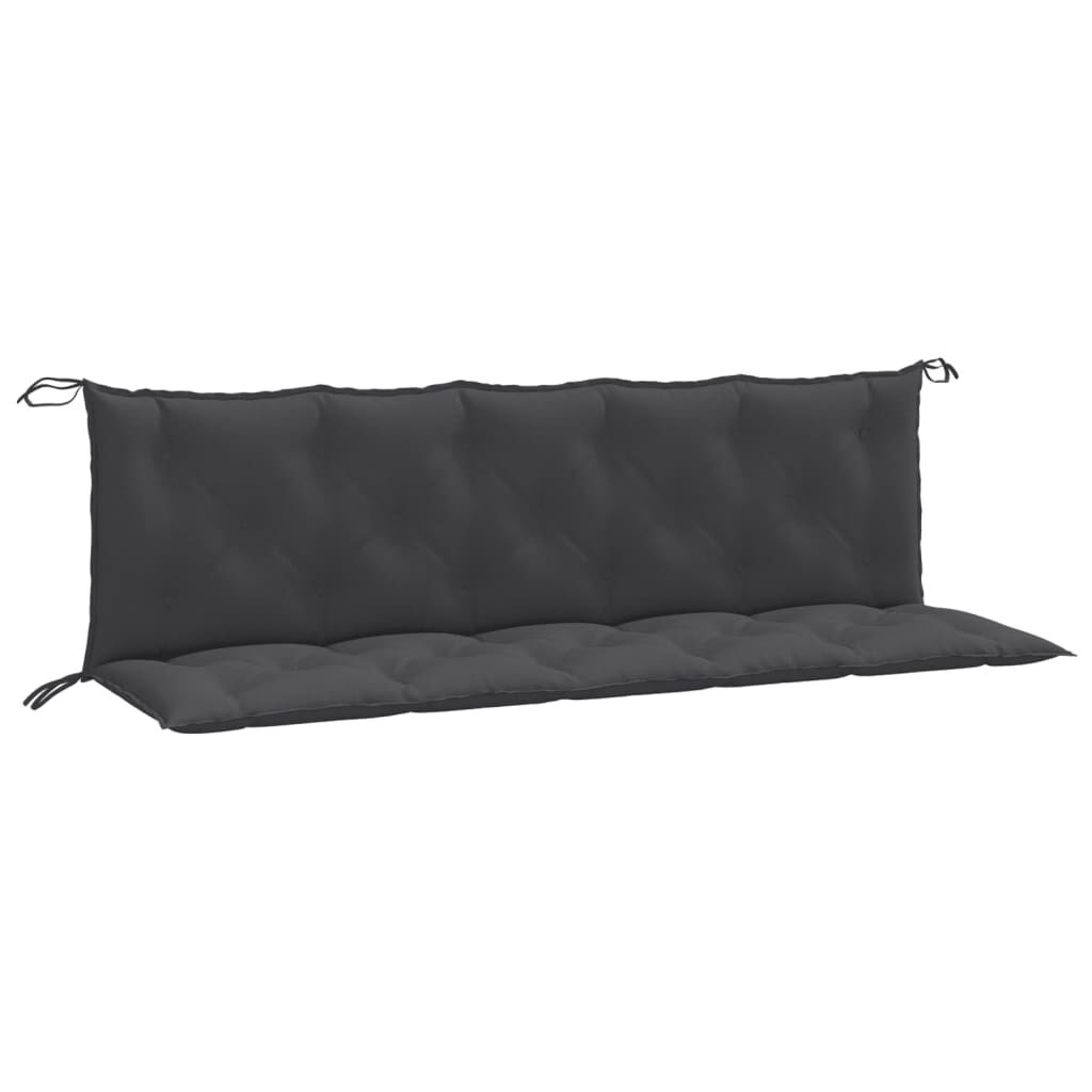 vidaXL Tuinbankkussens 2 st. - 61% KORTING! Antraciet 180x50x7 cm