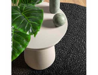 VidaXL ZIZUR Vloerkleed Ø 90cm - Jute Look Antraciet | 65% Korting!