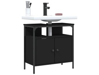 VidaXL Wastafelkast Zwart 60x30x60 cm - 40% Korting! Slechts 1 Op Voorraad!