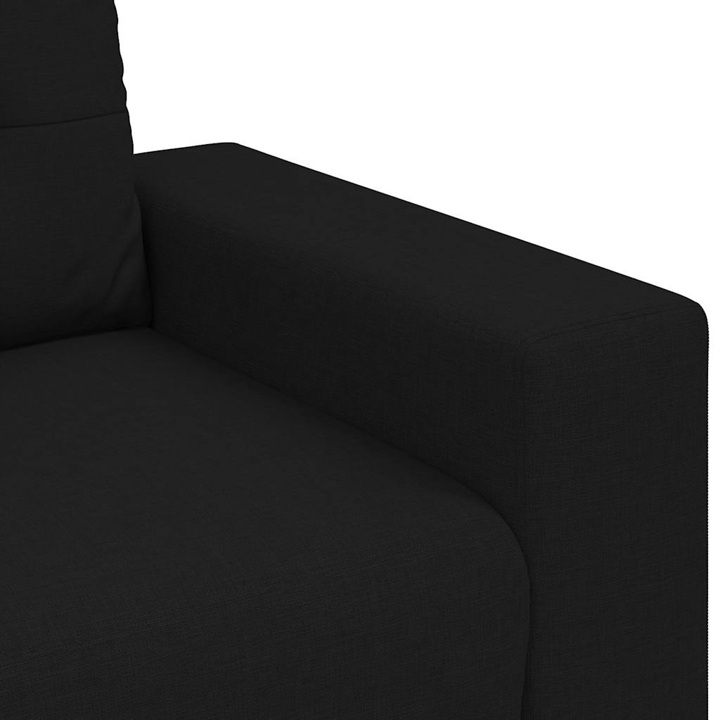 VidaXL Fauteuil Zwart Stof 60cm ZITTING | 89% KORTING | Zo Goed Als Nieuw!