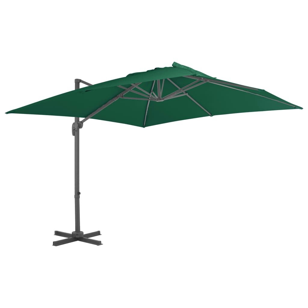 Zweefparasol 300x300cm Groen - NU 47% KORTING!