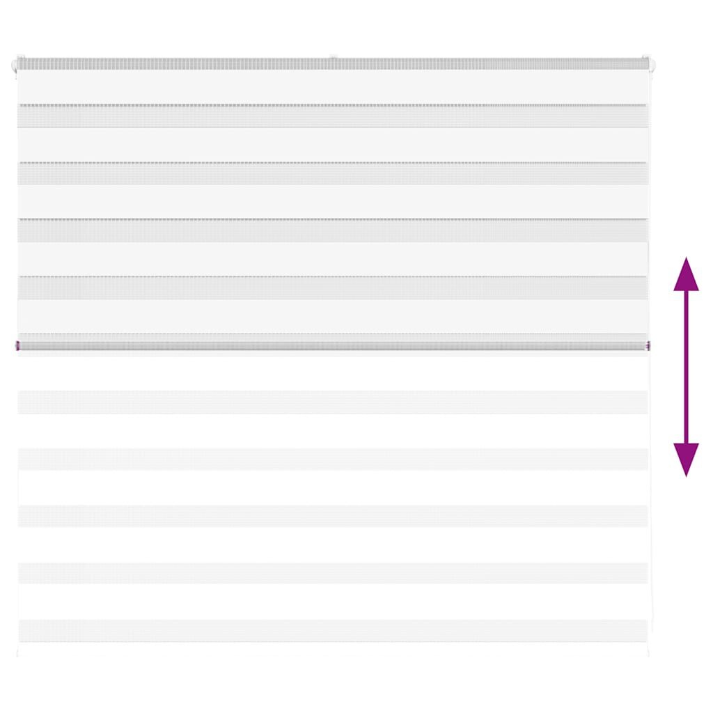 Zebra Gordijn Wit 155x100 cm - 65% Korting!