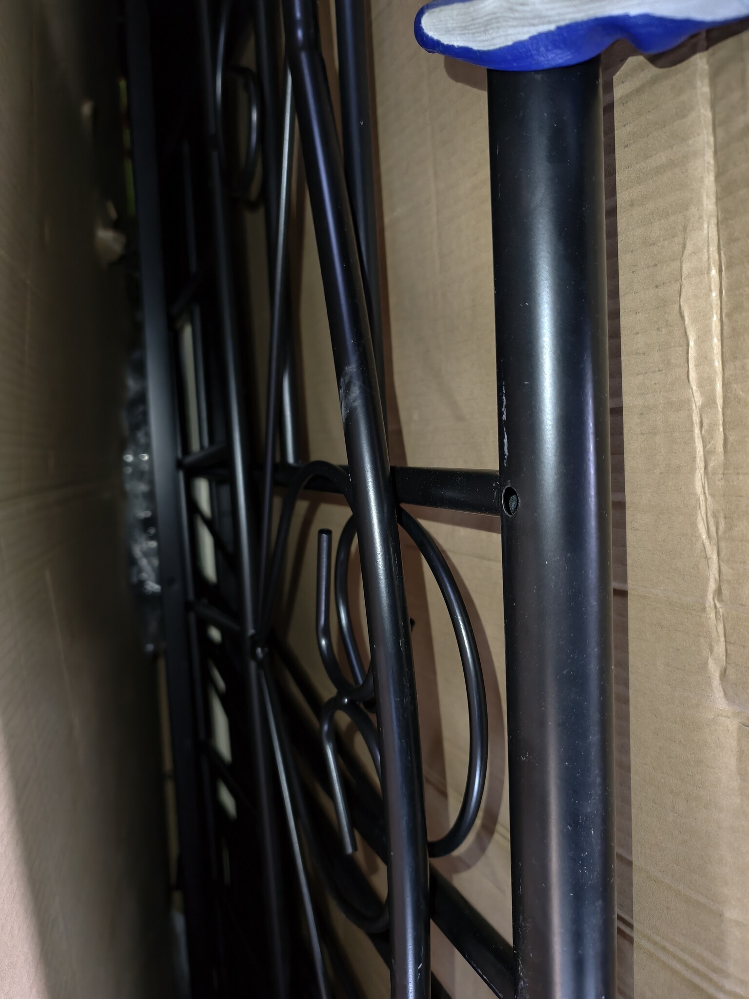 Stoer Zwart Metalen Bedframe 90x200cm - 40% Korting! - Nu met Lattenbodem