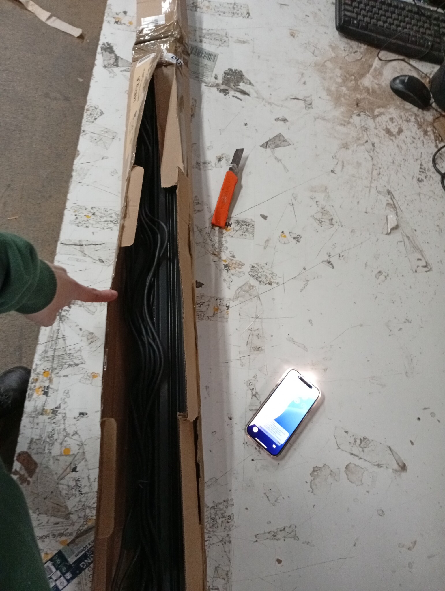 vidaXL Hordeur Antraciet 100x215cm | 55% Korting - Lichte Krasjes