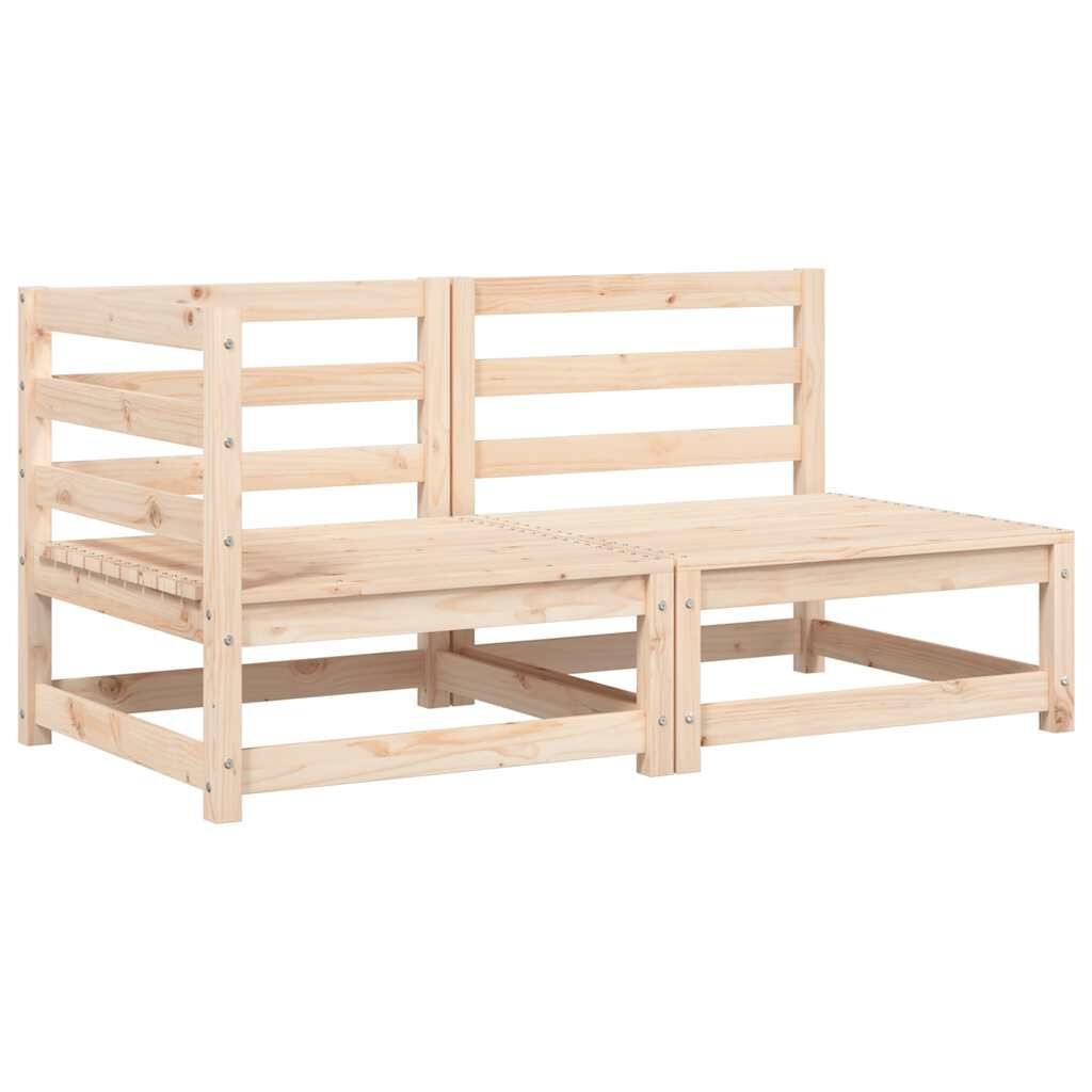 vidaXL Tuinbank 2-zits Grenenhout + Kussens | 40% Korting | Retourdeal!