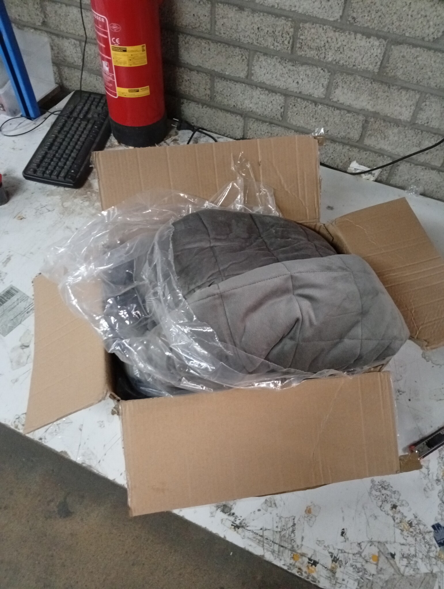 VidaXL Verzwaringsdeken 200x220cm 9kg Grijs - Nu met 55% Korting!