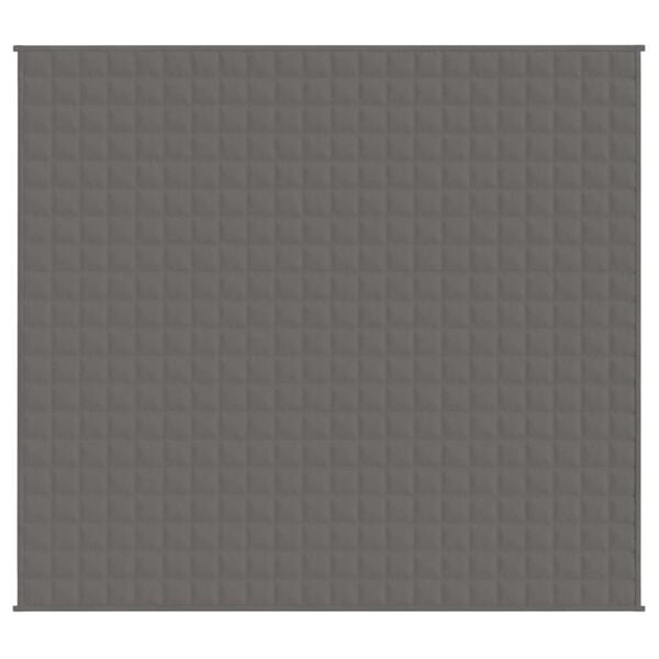 VidaXL Verzwaringsdeken 200x220cm 9kg Grijs - Nu met 55% Korting!