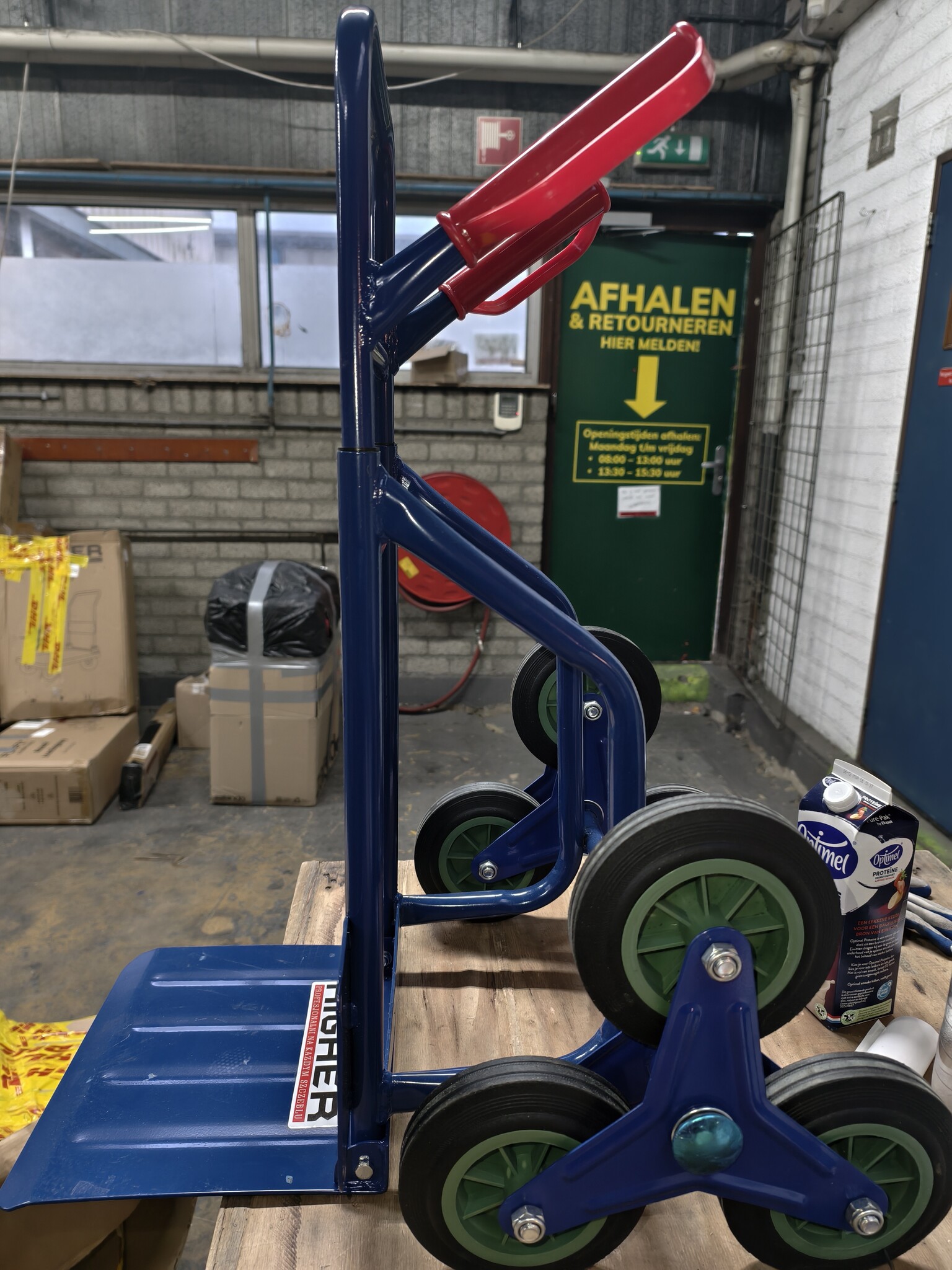 Steekwagen - 250kg - Opvouwbaar - 3 Wielen - 40% Korting!