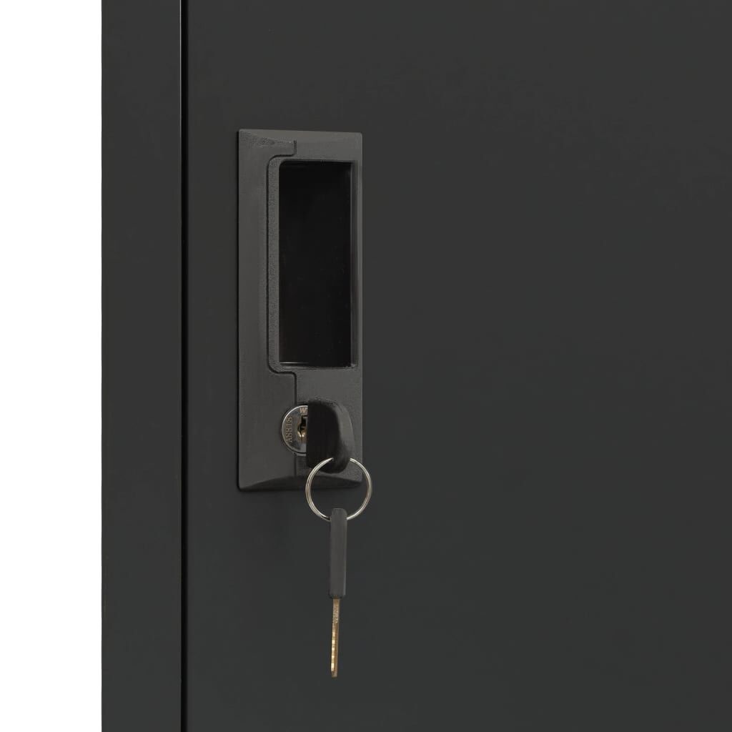vidaXL Lockerkast Antraciet (35% Korting!) - 38x40x180 cm Staal