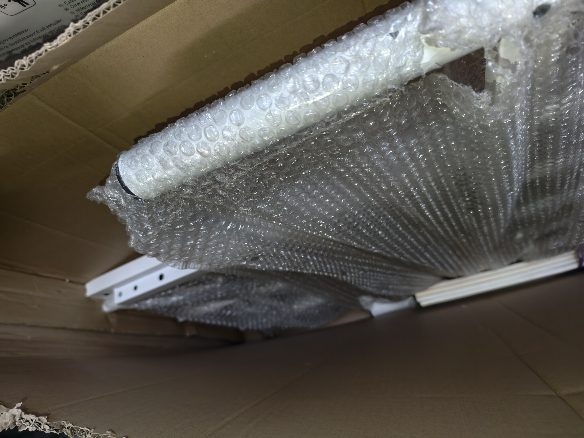 Romantisch Wit Metalen Bedframe 90x200cm met Matras - 55% Korting!