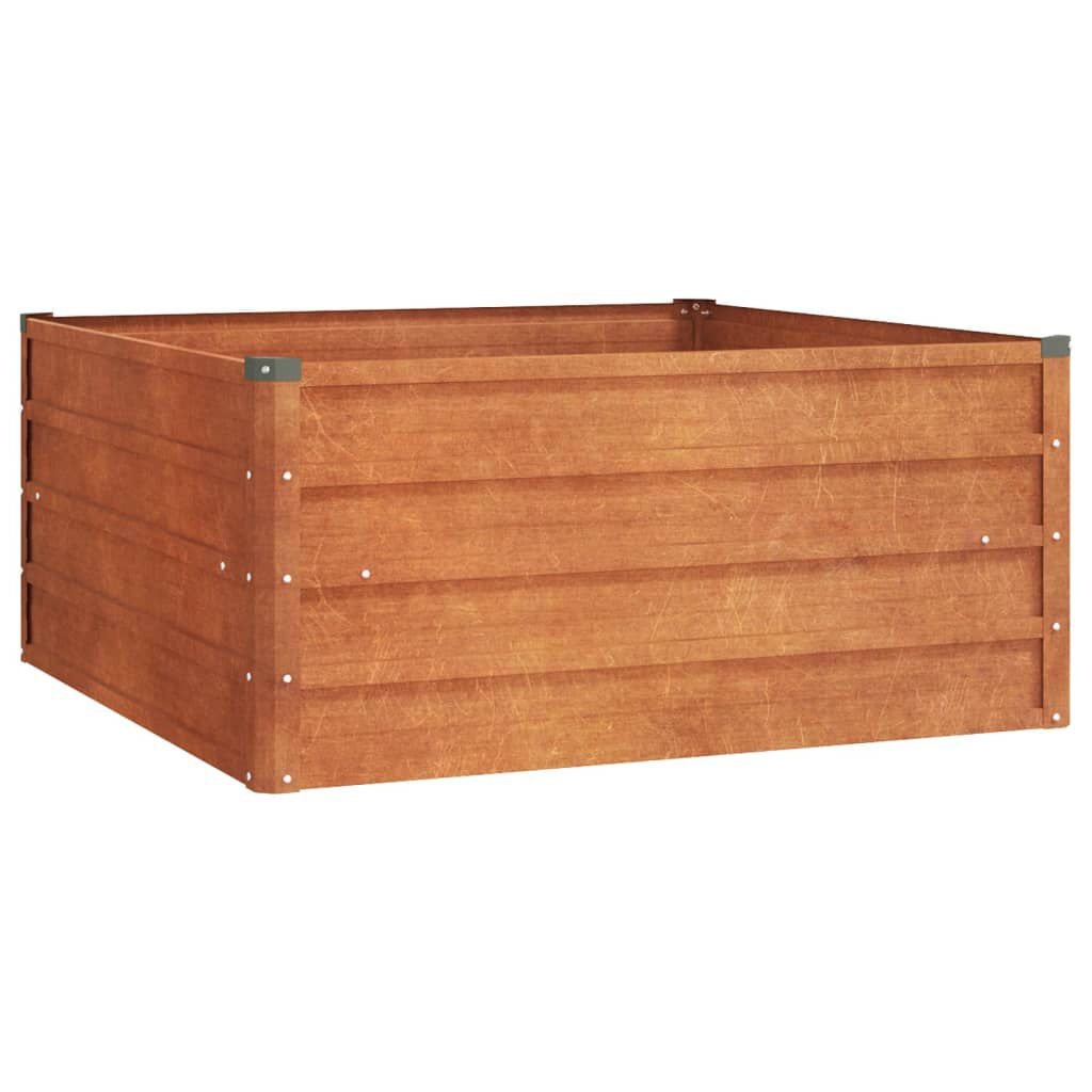 Cortenstaal Plantenbak 100x100x45cm - 60% Korting!
