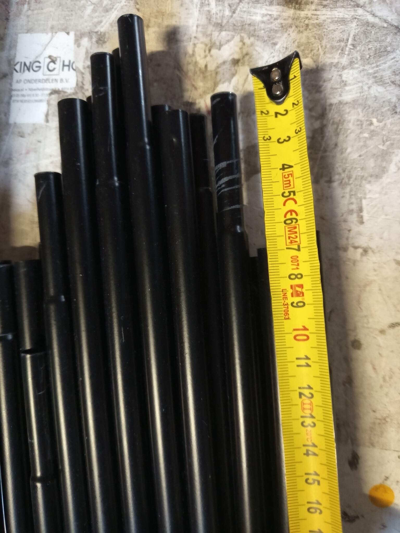 Kamerscherm 4 panelen 698x180 cm Zwart - 60% KORTING!