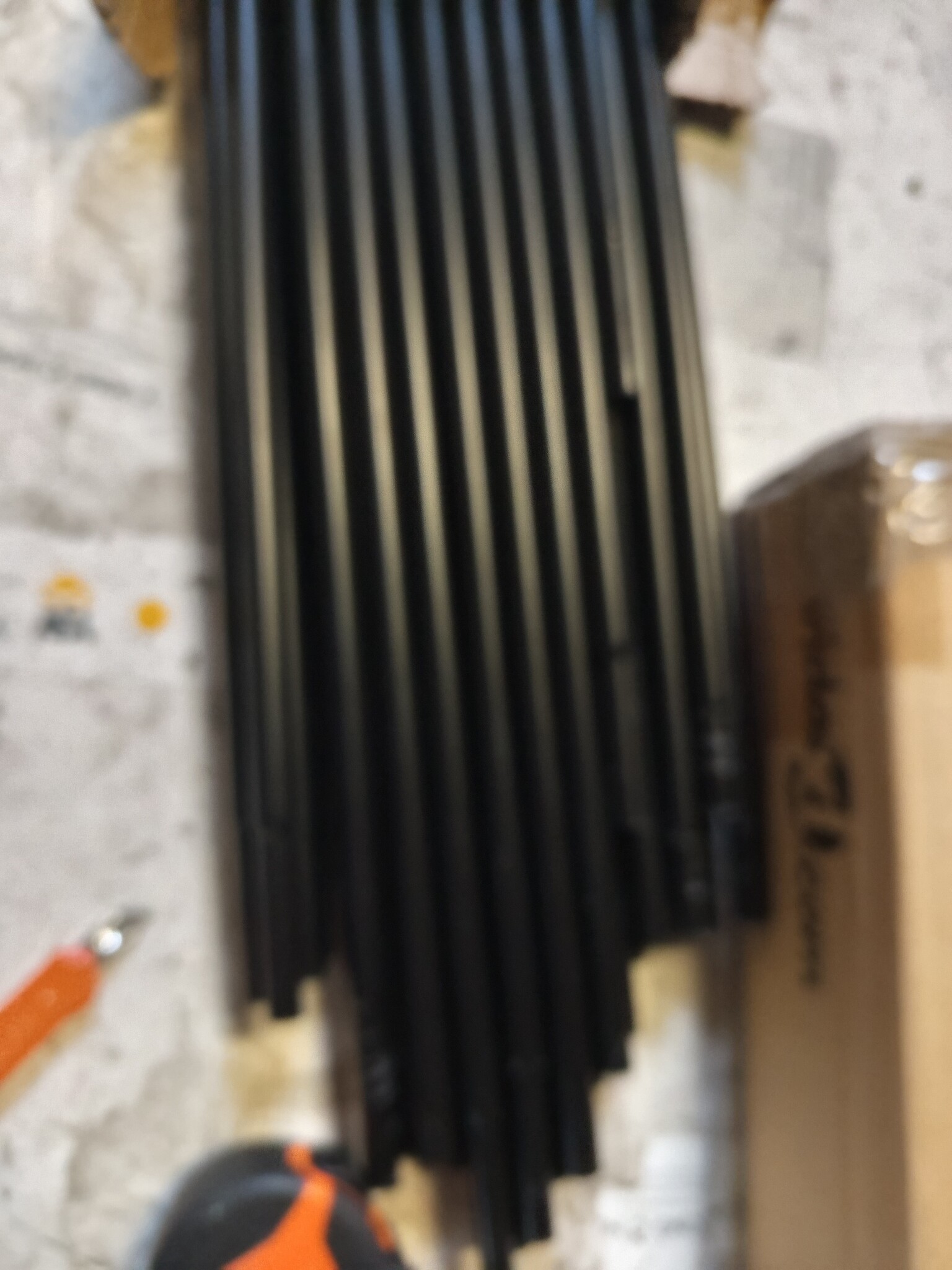 Kamerscherm 4 panelen 698x180 cm Zwart - 60% KORTING!