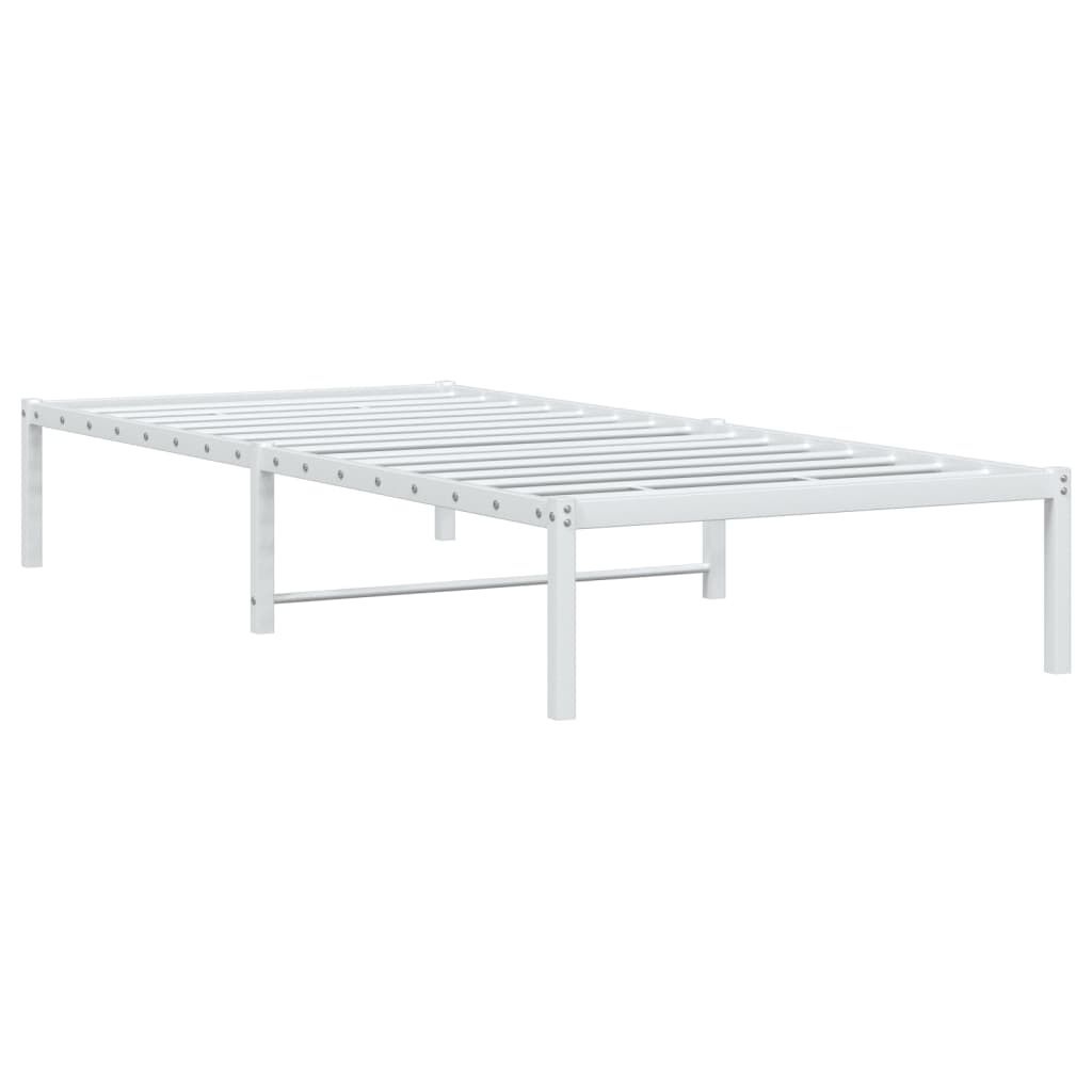 VidaXL Bedframe Metaal Wit 90x190 cm | 40% Korting | Zo Goed Als Nieuw!