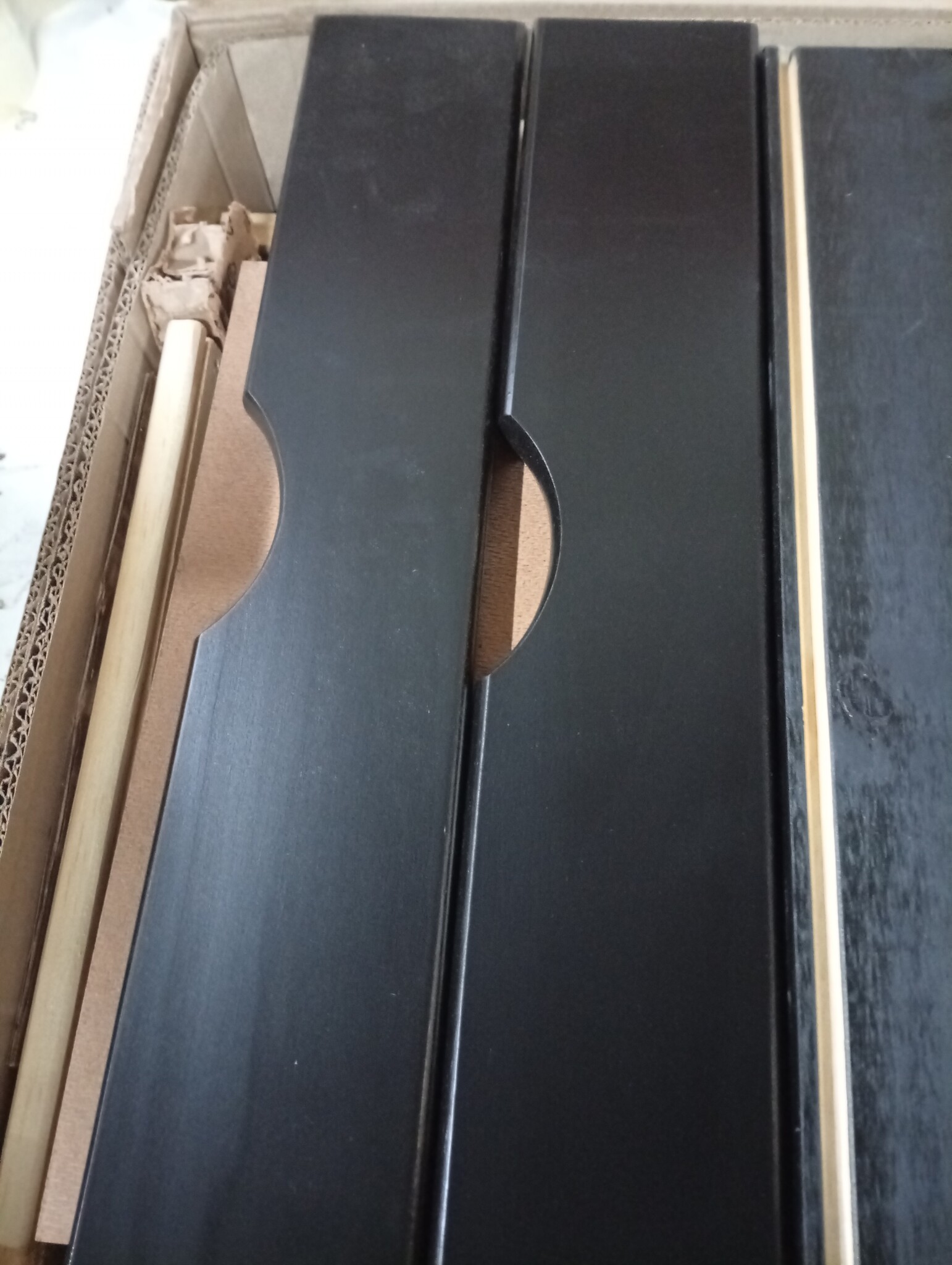 vidaXL Rolkast met bureau MOSS (55% KORTING!) Massief Grenenhout Zwart