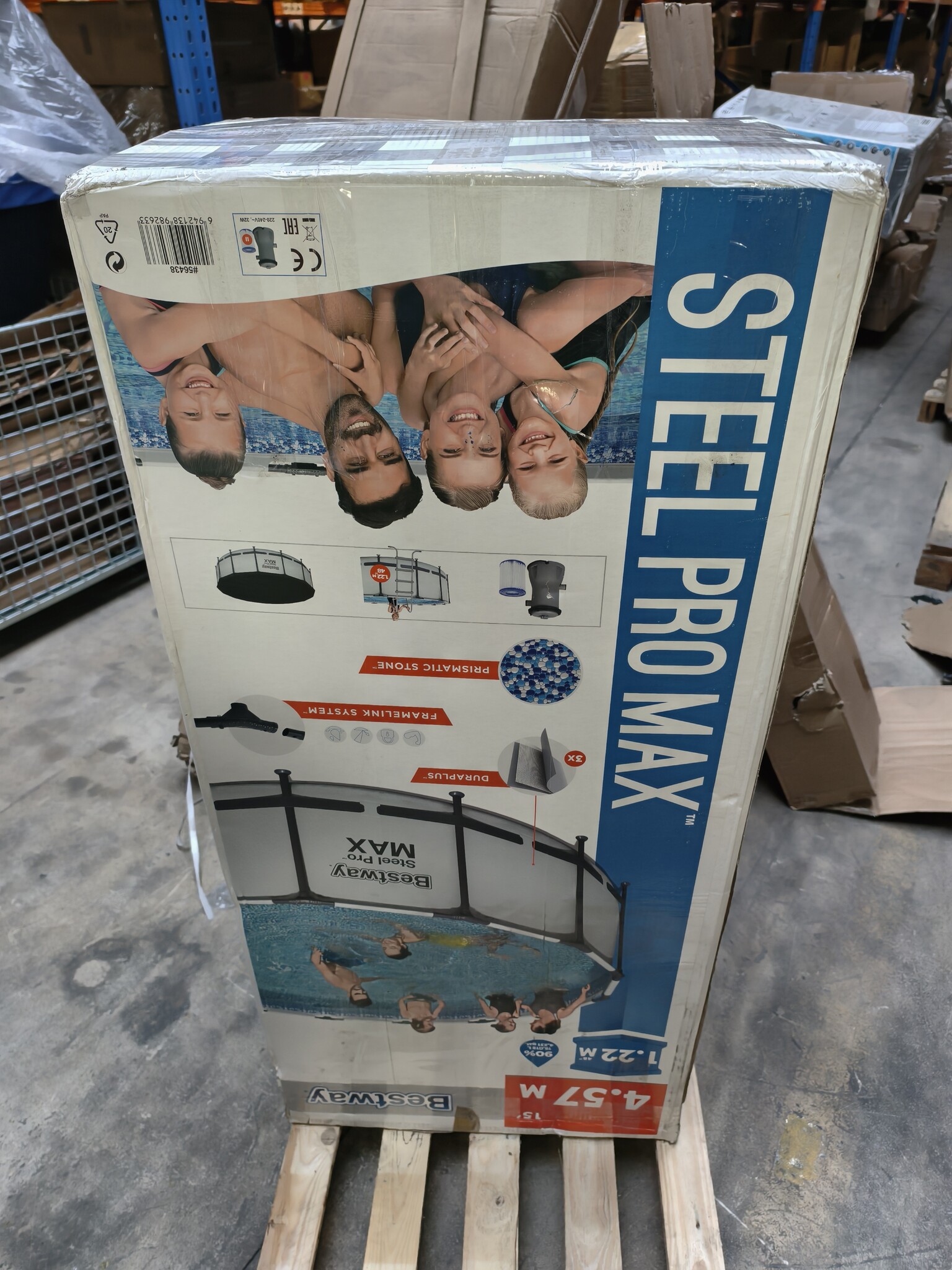 Bestway Steel Pro Max Zwembad 457x122cm - 40% KORTING - Compleet Set!