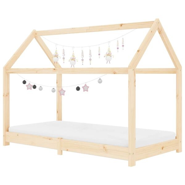 VidaXL Kinderbed Grenenhout 70x140cm - 40% Korting! Boomhut Design