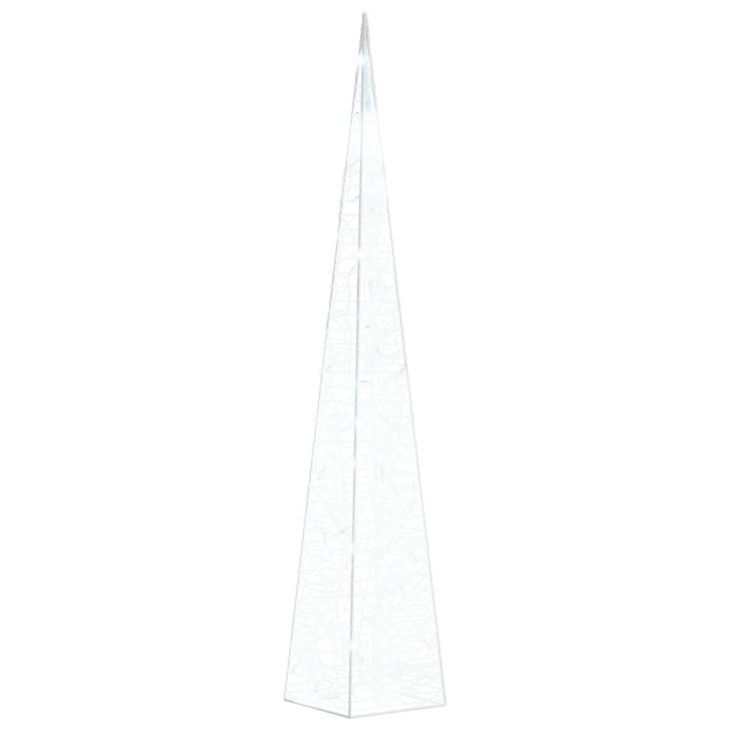 vidaXL LED Lichtkegel 90cm Acryl Koudwit - Nu 40% Korting!