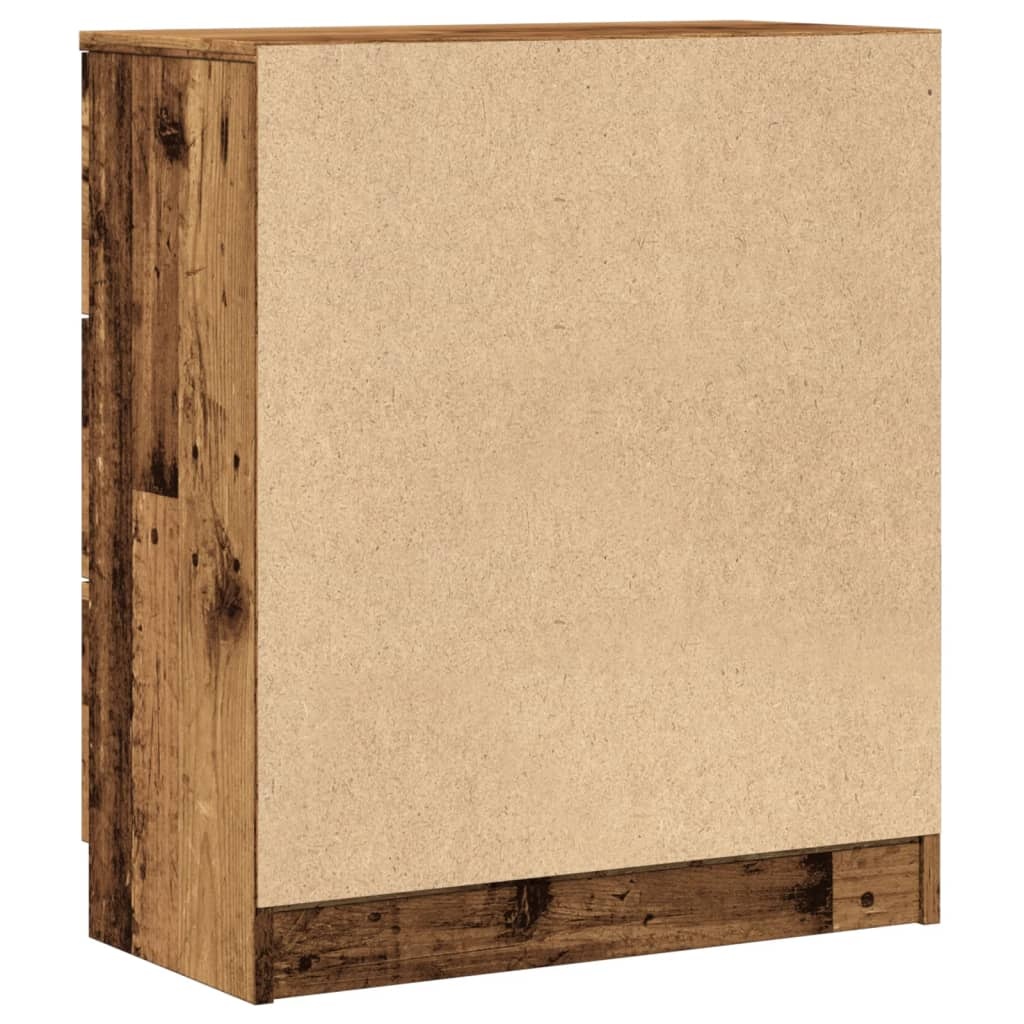 vidaXL Dressoir Oud Houtkleurig Bewerkt Hout - 60% Korting - Beperkte Voorraad!