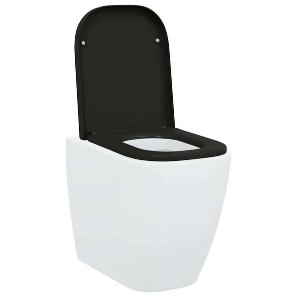 VidaXL Toiletzitting Zwart Mat - Snel Ontgrendelbaar & Soft Close - 35% Korting!