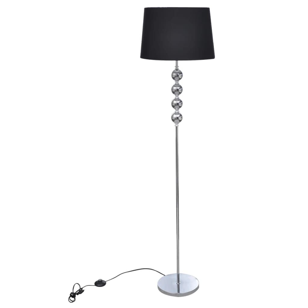 VidaXL Eleganza Vloerlamp Zwart | 60% Korting | Kleine Deuk