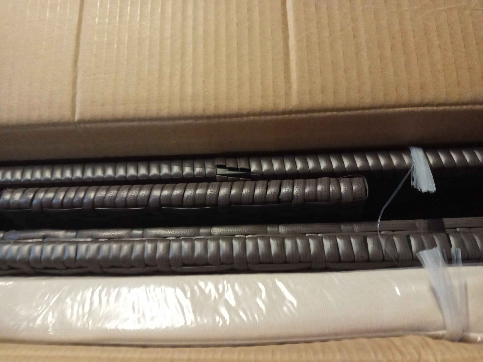 VidaXL Hocker met kussen - Poly Rattan Bruin | 60% Korting!