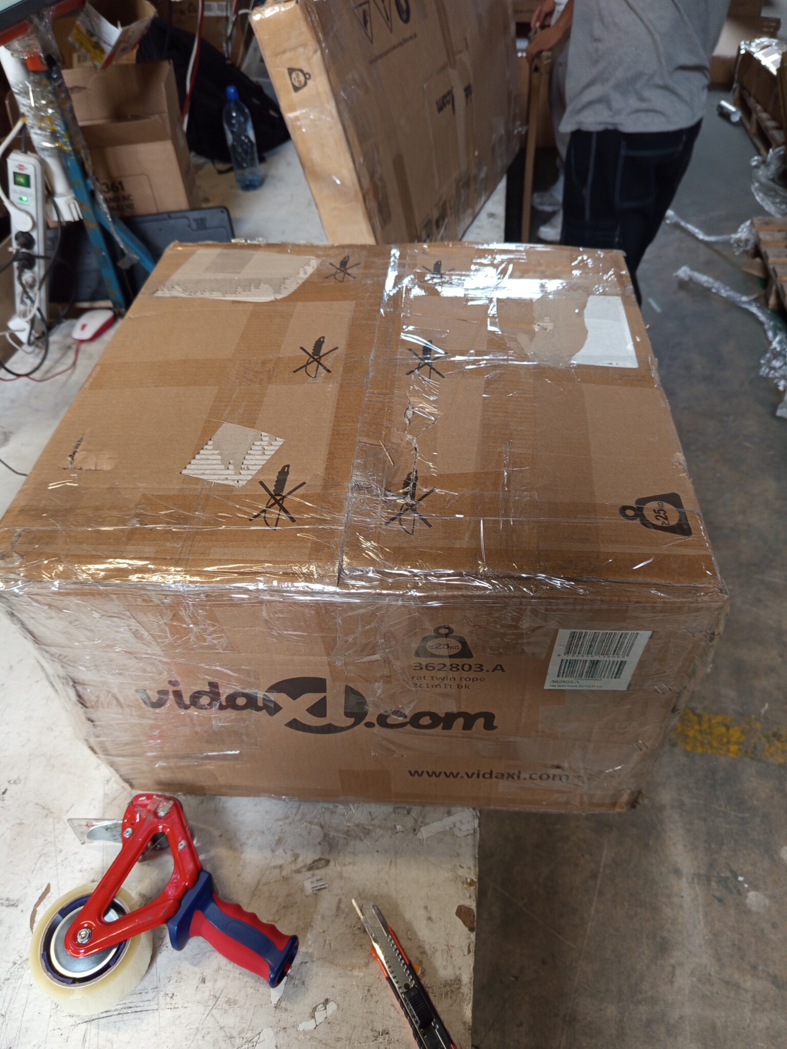 VidaXL Loungeset Poly Rattan Zwart/Grijs | 68% Korting | Compleet? Nee