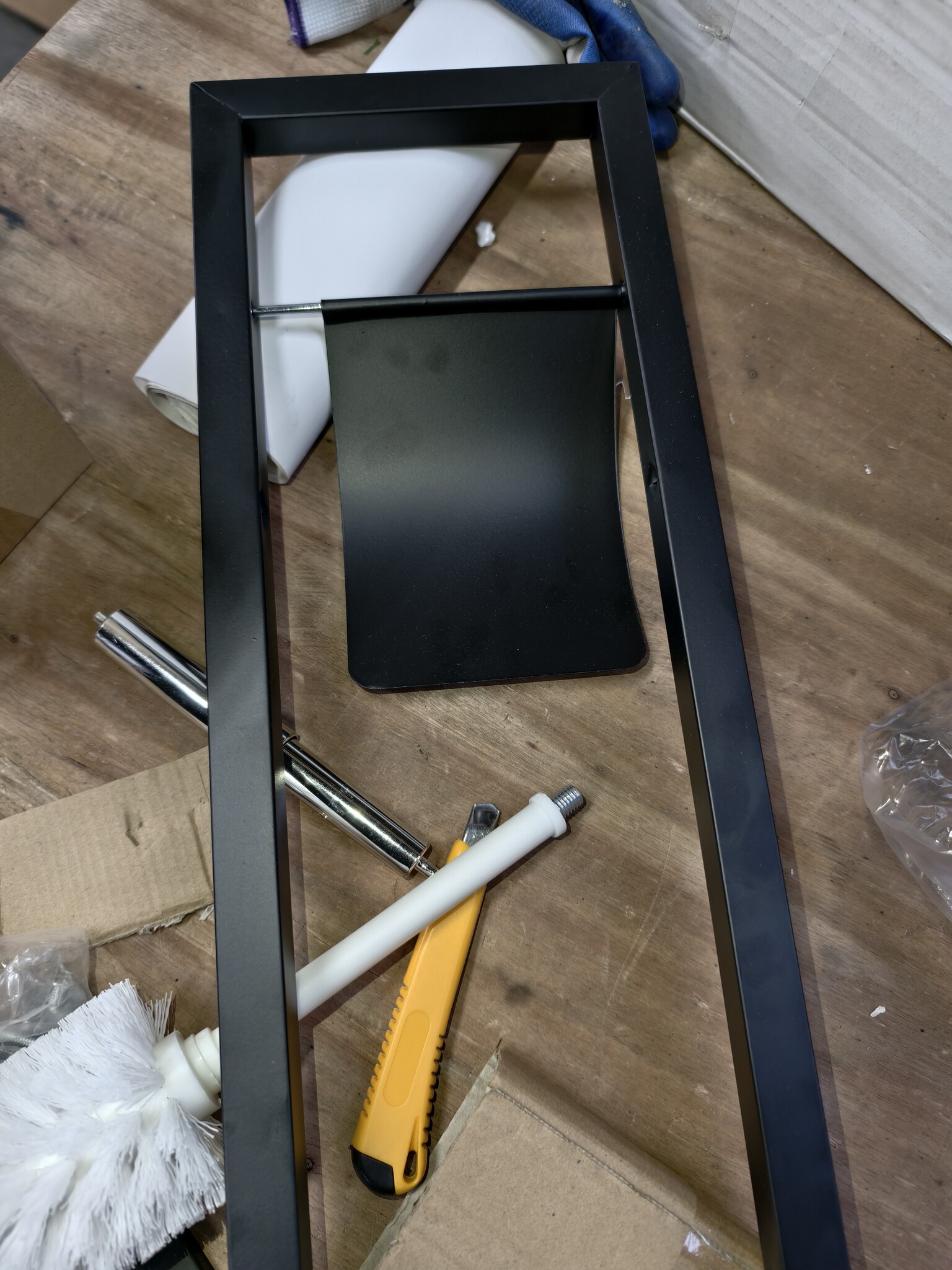 WC Rolhouder met Borstel (Zwart) - 40% Korting!