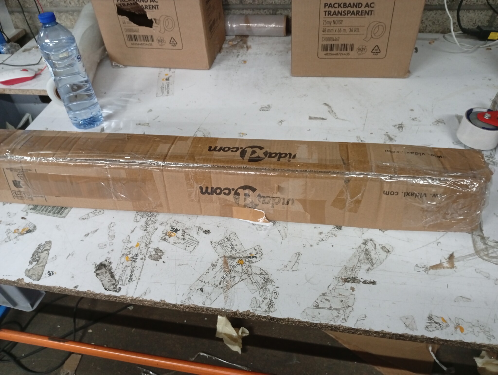 VidaXL Terrasscherm Inklapbaar Grijs 300x200cm - NU 55% KORTING!