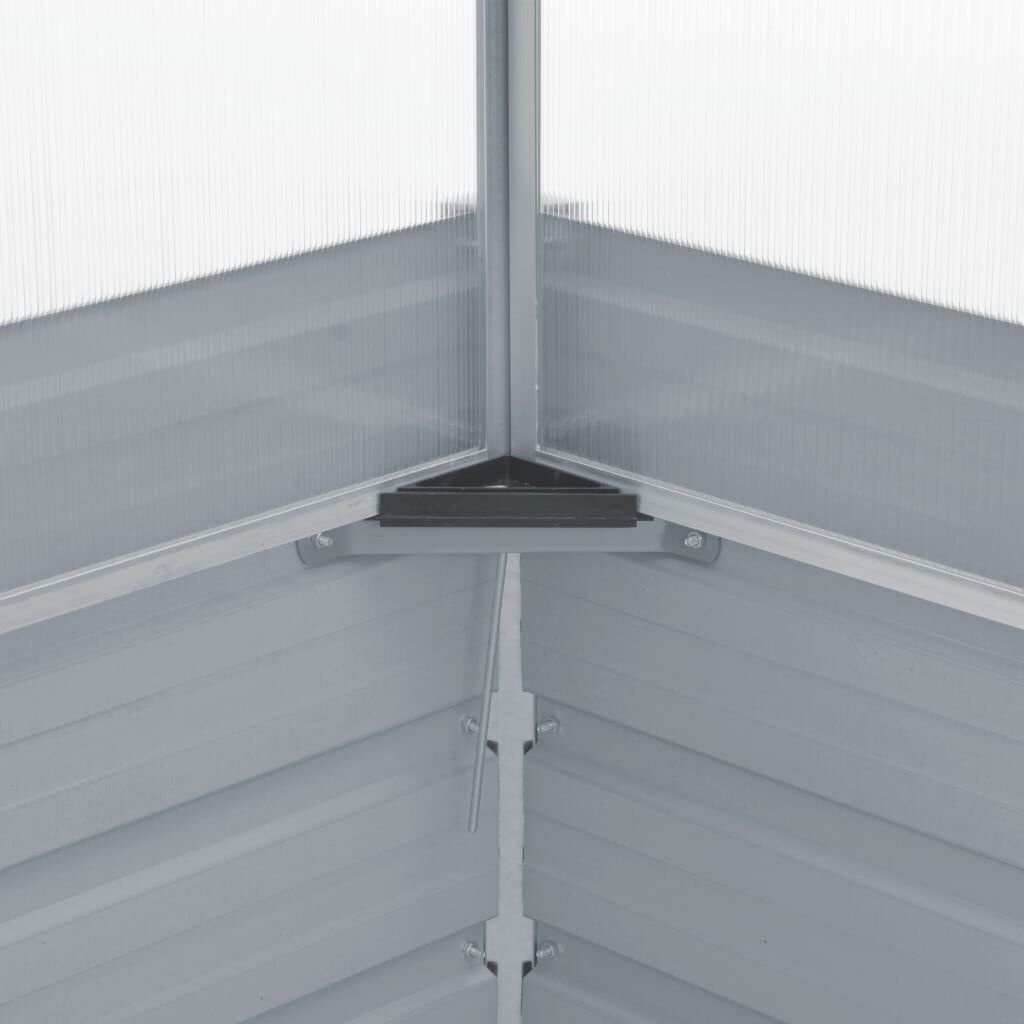 VidaXL Tuinkas 100x100x77cm Gegalvaniseerd Staal - 55% Korting!