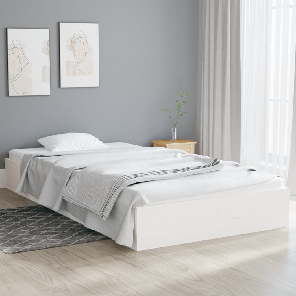VidaXL Houten Bedframe Wit 100x200 cm - 40% Korting!