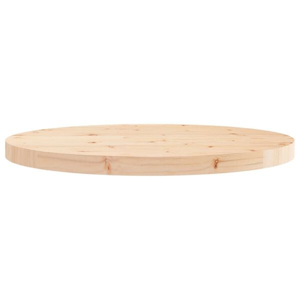 VidaXL Tafelblad Grenenhout Rond 60x3cm - Massief & 35% Korting!
