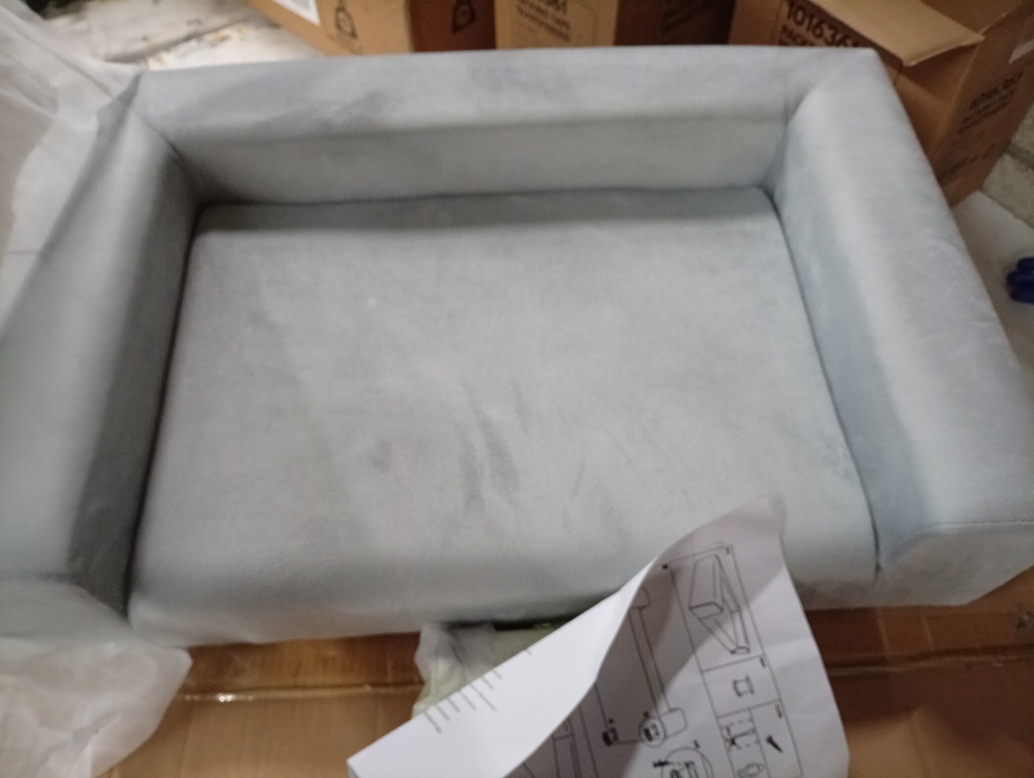 VidaXL Luxe Hondenmand Fluweel Lichtgrijs - 55% Korting!