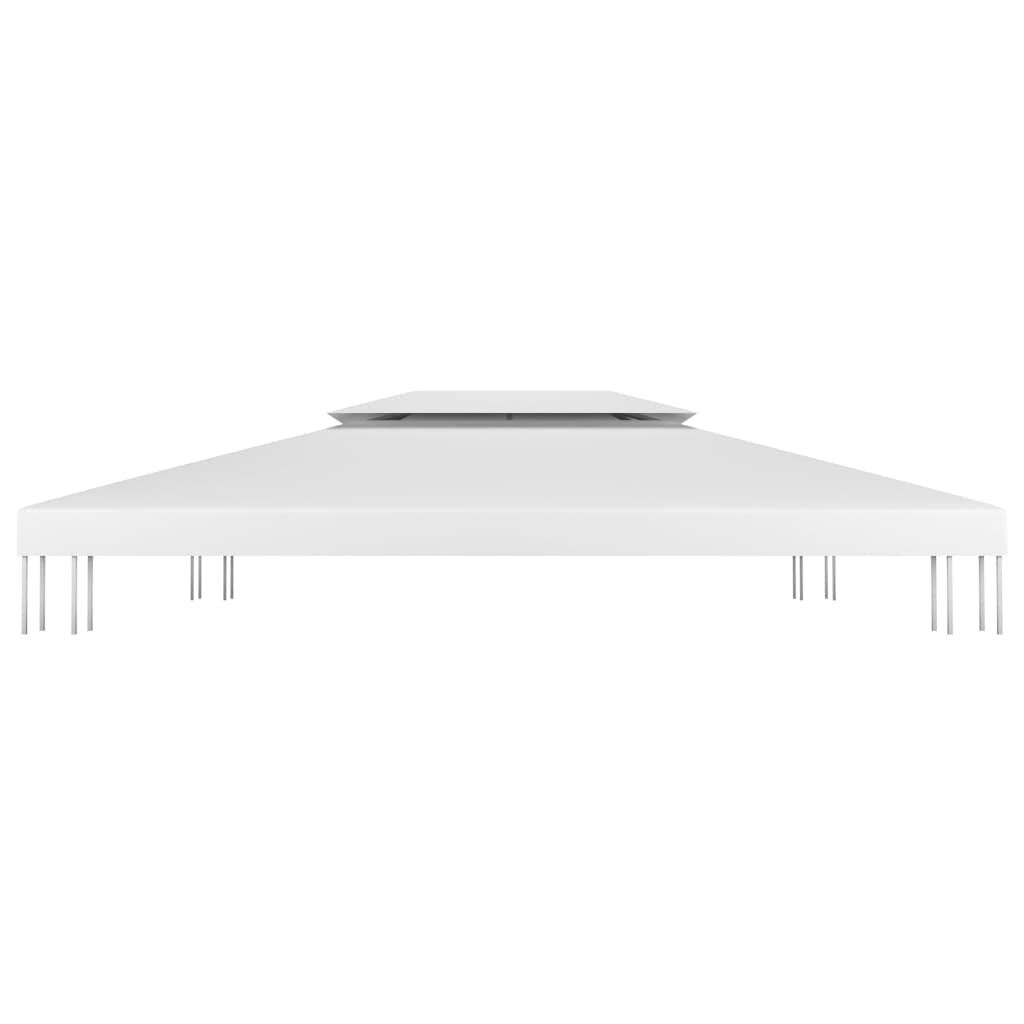 vidaXL Prieeldak 2-laags 4x3m Wit - ONGEBRUIKT met 35% KORTING!