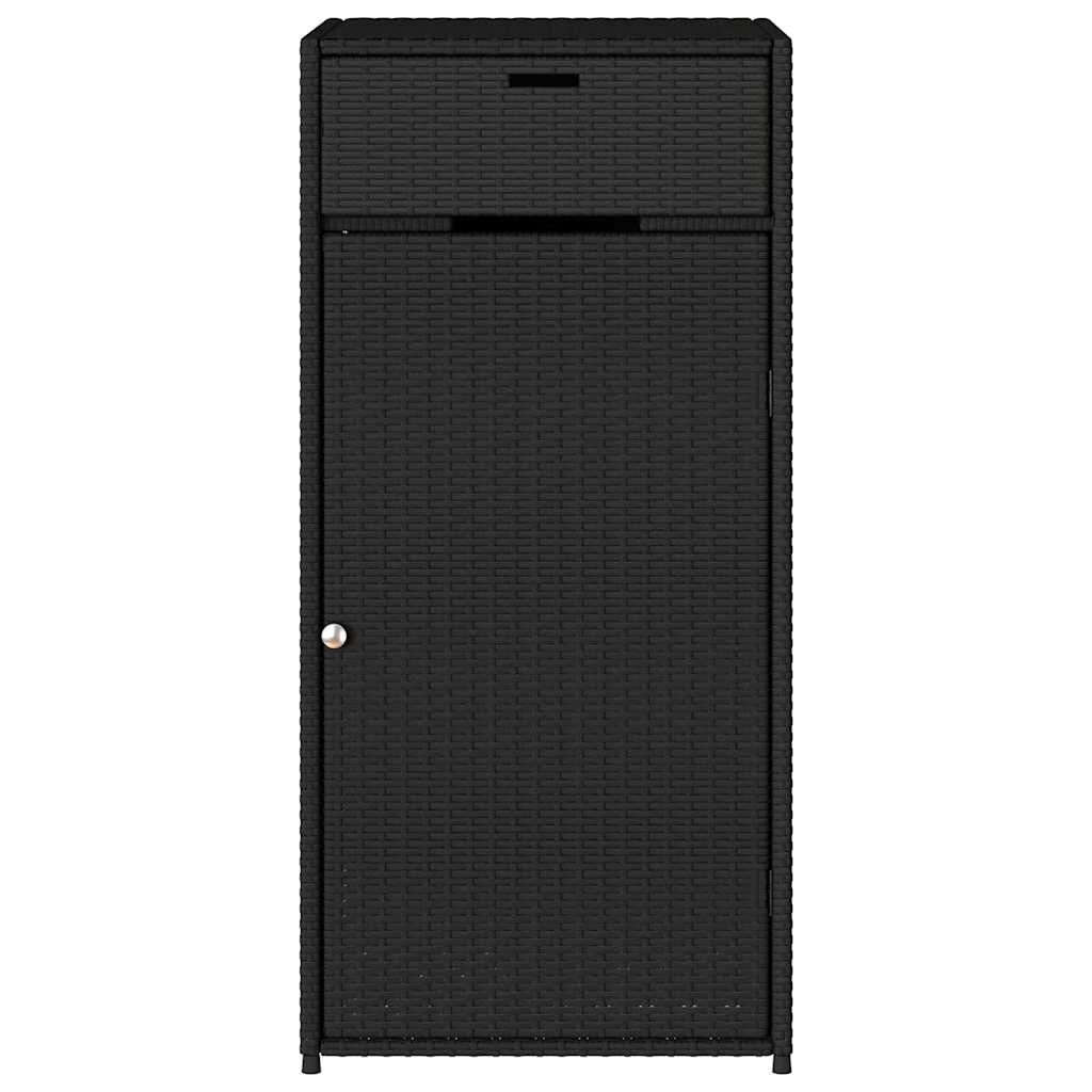 VidaXL Tuinkast Poly Rattan Zwart - 60% Korting! Licht beschadigd