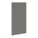 vidaXL Plissé rolgordijn 110x200cm Antraciet - 40% Korting!