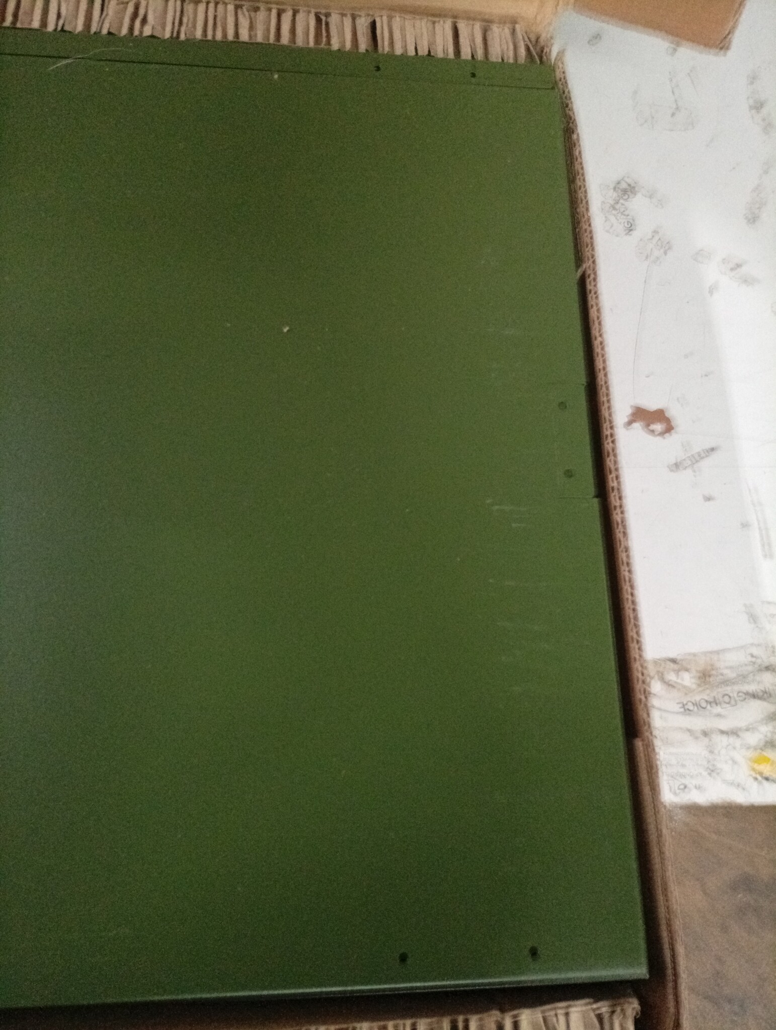 vidaXL Dressoir Olijfgroen Staal (55% KORTING!) - 100,5x39x72 cm