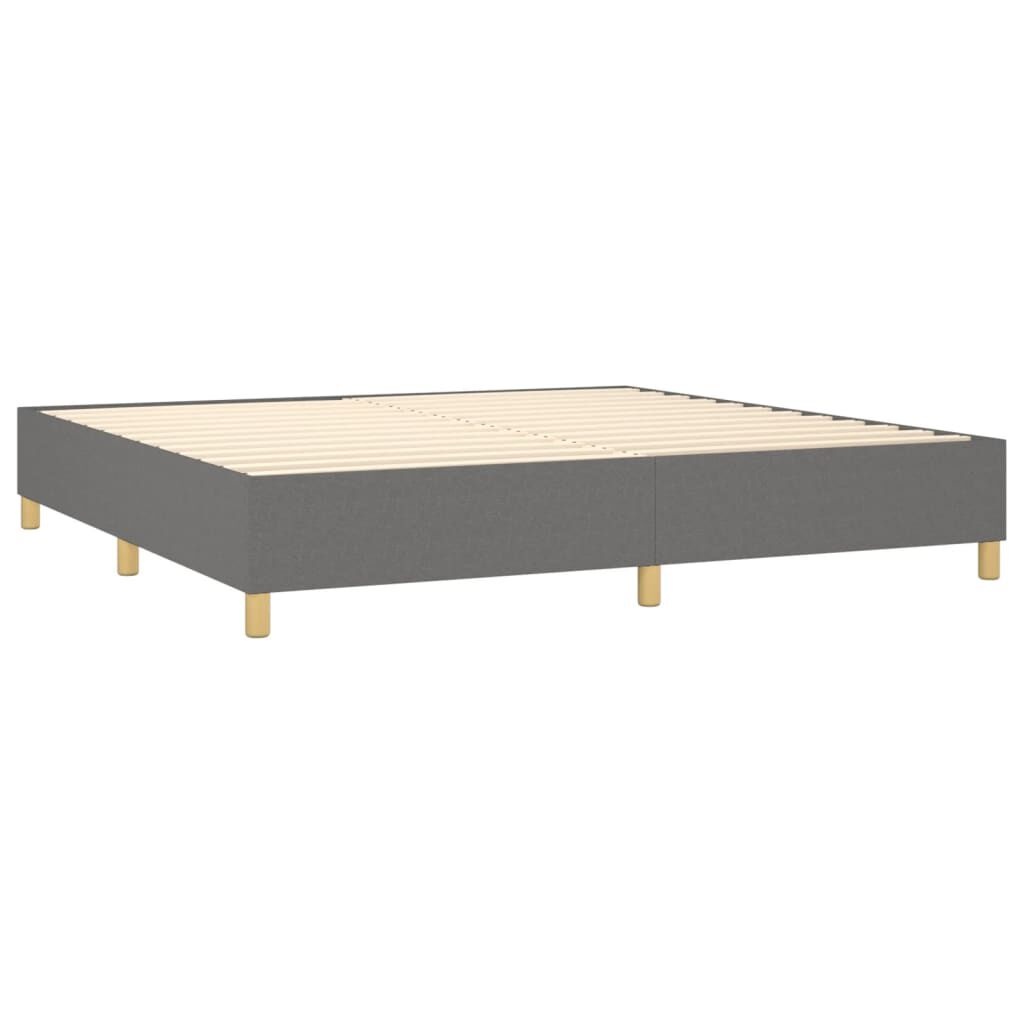 VidaXL Bedframe Donkergrijs 200x200cm - 40% Korting! Excl. Matras