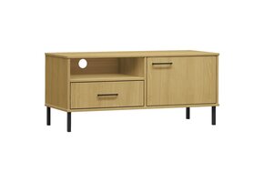 vidaXL Massief Grenenhout TV-meubel OSLO Bruin - 55% Korting!