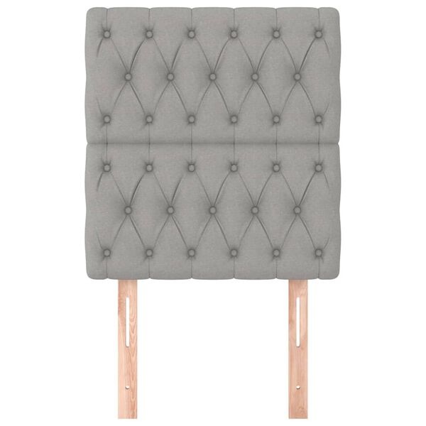 VidaXL Hoofdborden Set (2 stuks) Lichtgrijs - 40% Korting!